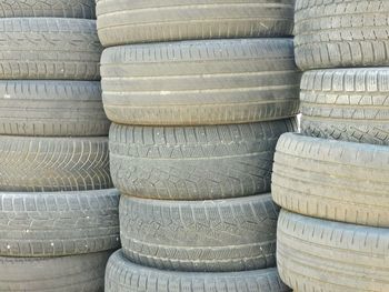 Full frame shot of tires