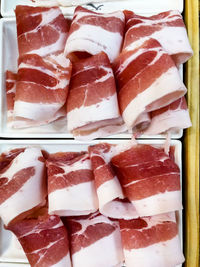 Close-up of bread in plate