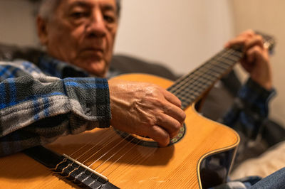 Man playing guitar