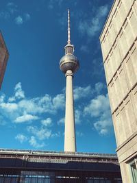 Low angle view of building against sky
