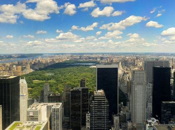 Aerial view of cityscape