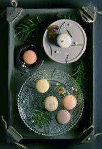 Close-up of food on table