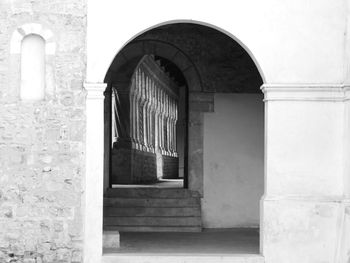 Corridor of historic building