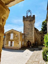 View of old ruins