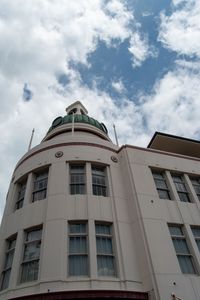 Low angle view of building against sky