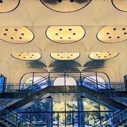 Low angle view of ceiling