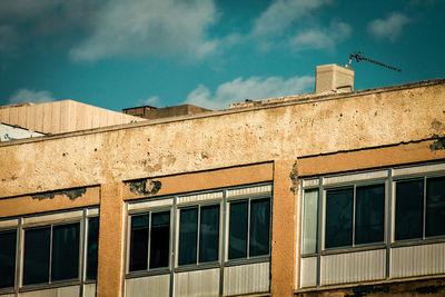 Low angle view of building against sky