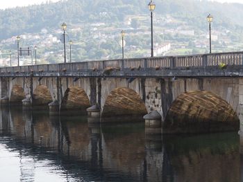 Bridge over river in city