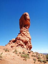 Rock formations in a desert