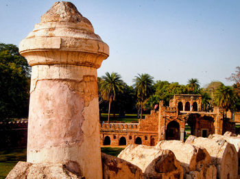 A corner of humayun's tomb