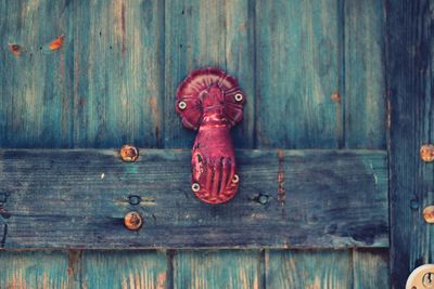 Close-up of wooden plank