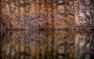 Close-up of stone wall
