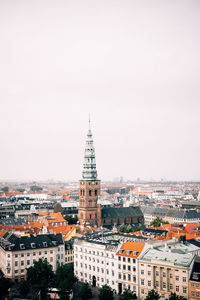 High angle view of a city