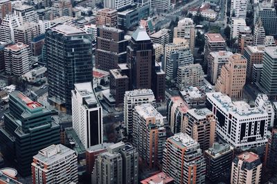 Full frame shot of modern buildings in city