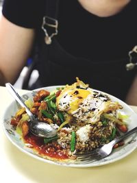 Close-up of food in plate
