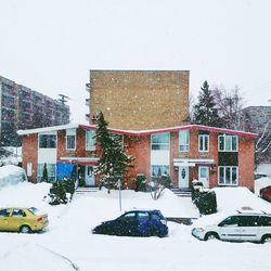 View of residential buildings