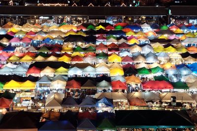 Multi colored umbrellas hanging for sale