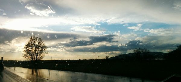 Scenic view of cloudy sky