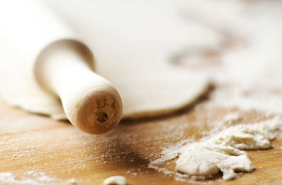 Close-up of cookies on table