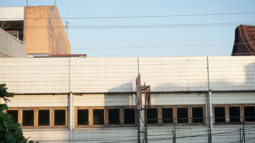 Low angle view of building against sky