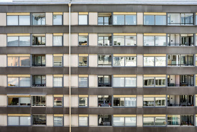 Full frame shot of residential building