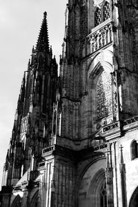 Low angle view of building against sky