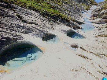 Scenic view of rock formation