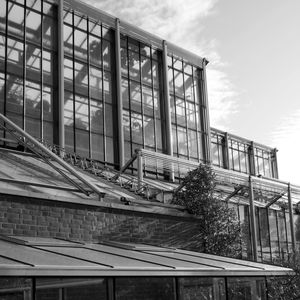 Low angle view of building against sky