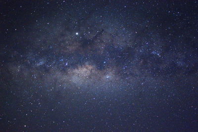 Low angle view of stars in sky