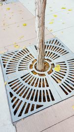 Full frame shot of manhole