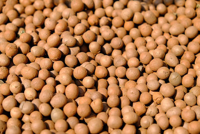 Full frame shot of beans at market