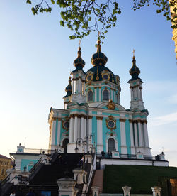 Low angle view of building against sky