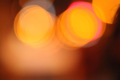 Close-up of illuminated light