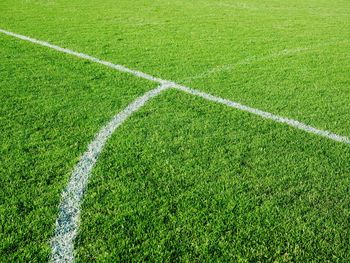 Full frame shot of soccer field