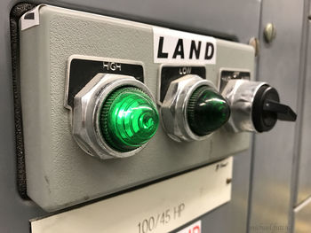 Close-up of vintage camera
