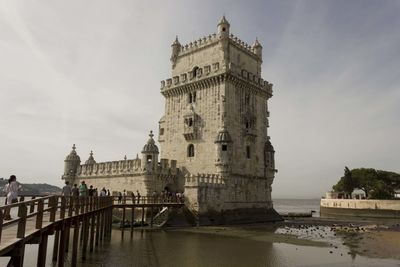 View of historic building against cloudy sky