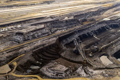 High angle view of landscape