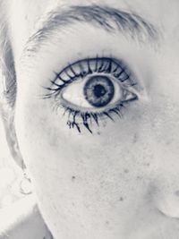 Close-up portrait of human eye