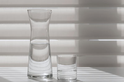 Close-up of water in glass