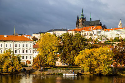 View of buildings at waterfront