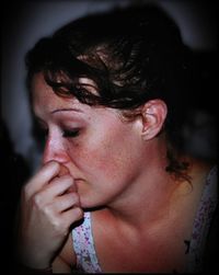 Woman looking away