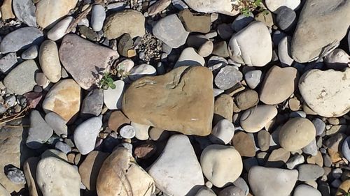 Full frame shot of stones