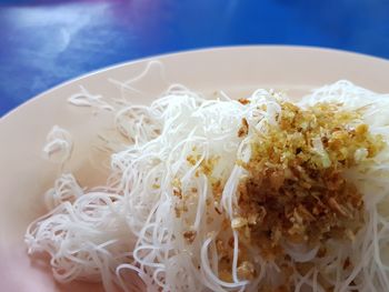 Close-up of pasta in bowl