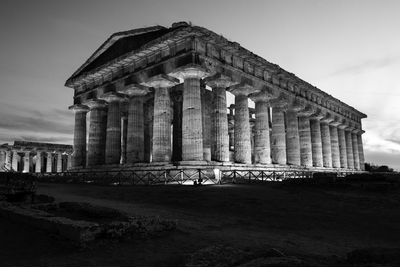 Low angle view of historical building