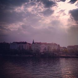River with buildings in background