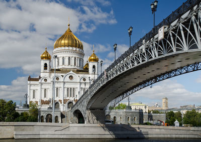 View of historical building against sky in city