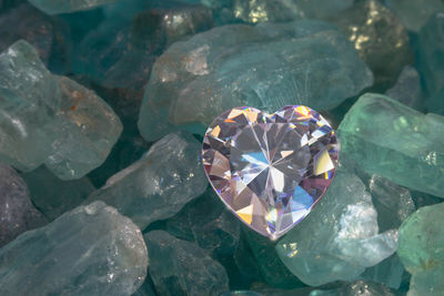 Close-up of water drops on rocks