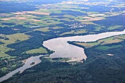 Aerial view of landscape