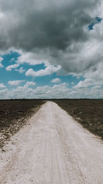 Road passing through land