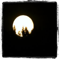 Sun shining through clouds